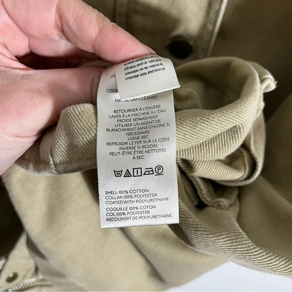 PILCRO x ANTHROPOLOGIE Faux Leather Collar Barn Jacket - Picture 11 of 12